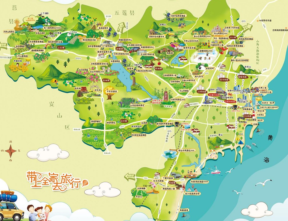 高邑景区使用手绘地图给景区能带来什么好处？